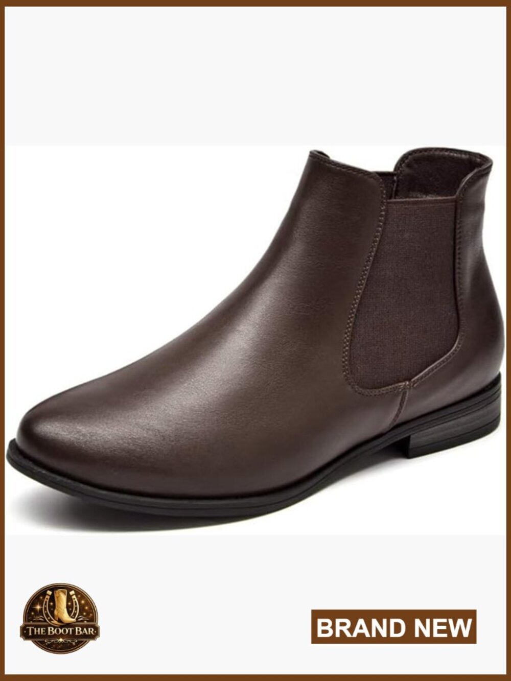 Women's Ankle Bootie, Side Elastic Chelsea Boot Low Heel Comfort